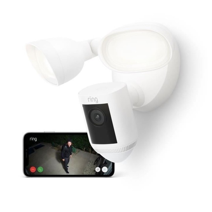 Caméra de Surveillance - RING - Spotlight Pro Câblée - Blanc - UE Caméra de Surveillance - RING - Spotlight Pro Câblée - Blanc - UE