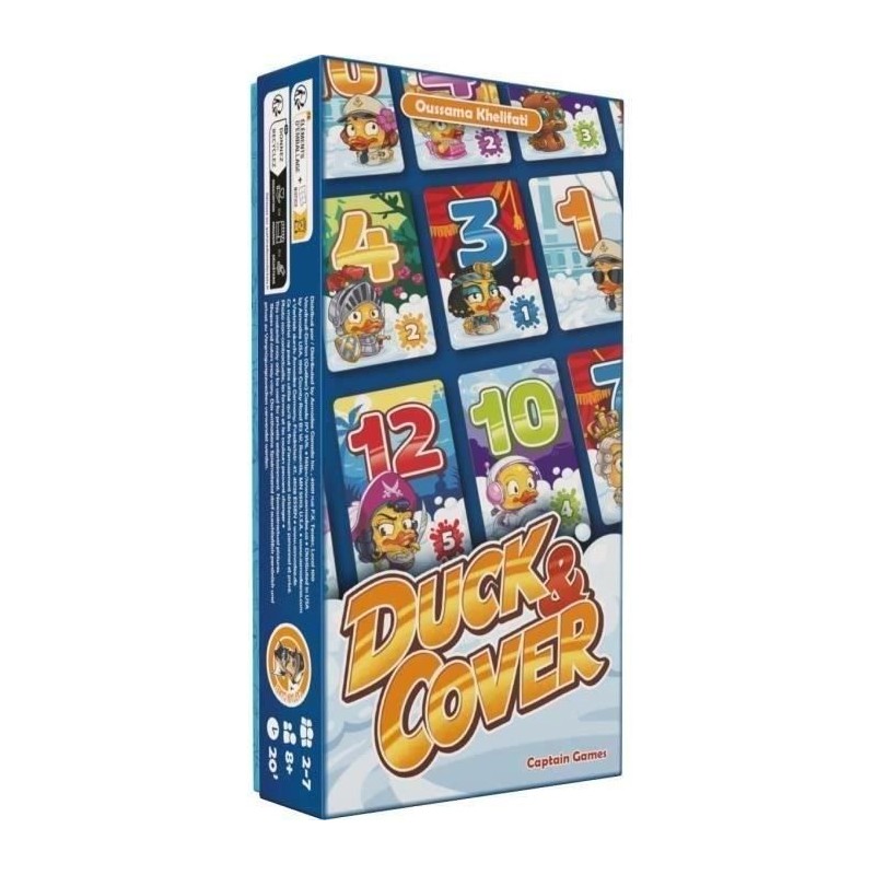 Duck & Cover - Captain Games - Jeu de Cartes 8 Ans+- 2 a 7 Joueurs - 2 Duck & Cover - Captain Games - Jeu de Cartes 8 Ans+- 2 a 7 Joueurs - 2