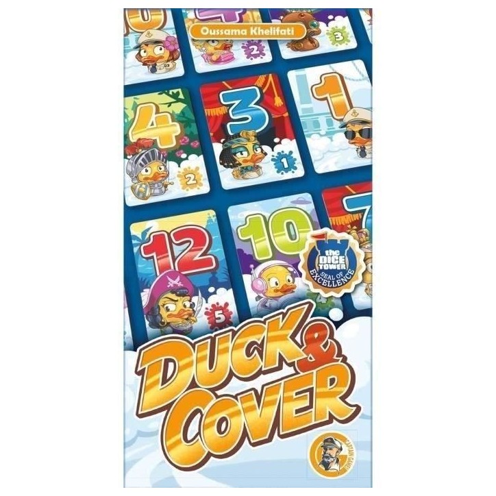 Duck & Cover - Captain Games - Jeu de Cartes 8 Ans+- 2 a 7 Joueurs - 20 Minutes - Asmodee