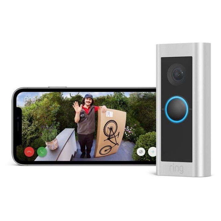 Sonnette vidéo - RING - Pro filaire + Rail Din Sonnette vidéo - RING - Pro filaire + Rail Din