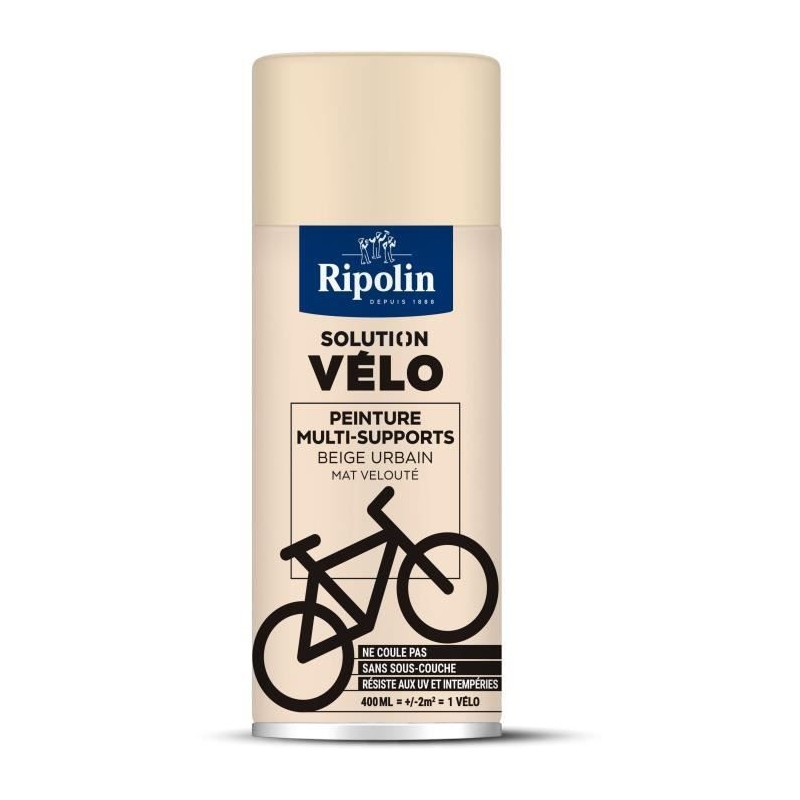 Solution vélo - RIPOLIN - 0,4 L - Beige urbain mat Solution vélo - RIPOLIN - 0,4 L - Beige urbain mat