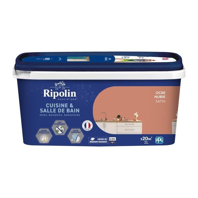 Peinture murs, boiseries, plafonds, radiateurs - RIPOLIN - Cuisine et Peinture murs, boiseries, plafonds, radiateurs - RIPOLIN - Cuisine et