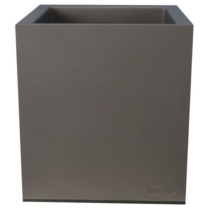 Bac Granit - RIVIERA - 40x40 cm - Gris - Avec réserve d'eau - 38 L