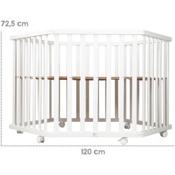 Parc hexagonal - ROBA - FOX & BUNNY - De la naissance jusqu'a 15 kg -