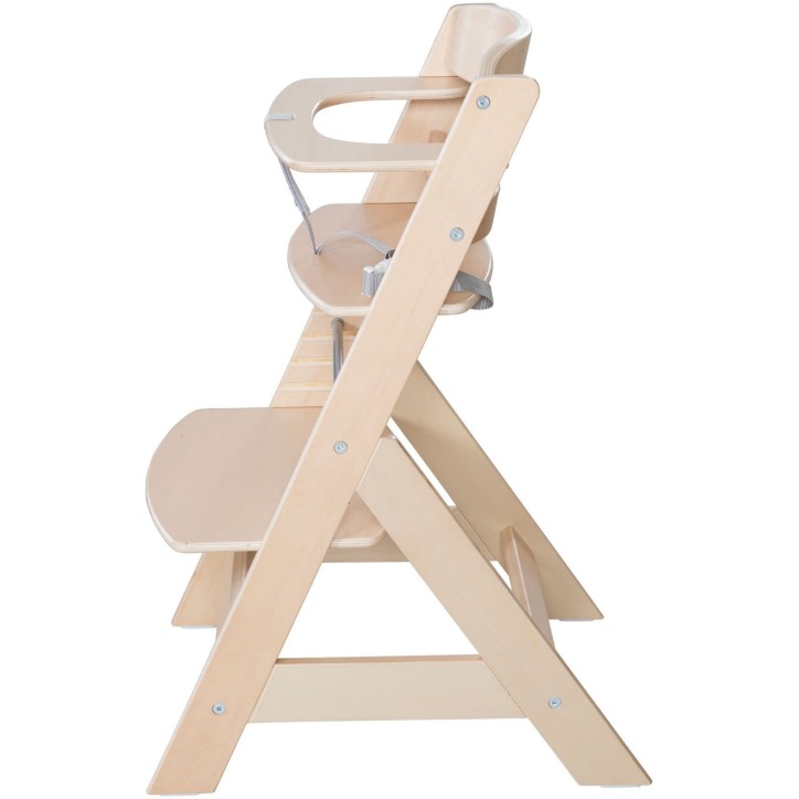 Chaise haute évolutive - ROBA - LIV UP - De 6 mois jusqu'a 70 kg - Set organisateur inclus - Bois naturel Chaise haute évolutive - ROBA - LIV UP - De 6 mois jusqu'a 70 kg - Set organisateur inclus - Bois naturel
