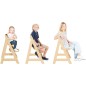Chaise haute évolutive - ROBA - LIV UP - De 6 mois jusqu'a 70 kg - Set organisateur inclus - Bois naturel Chaise haute évolutive - ROBA - LIV UP - De 6 mois jusqu'a 70 kg - Set organisateur inclus - Bois naturel