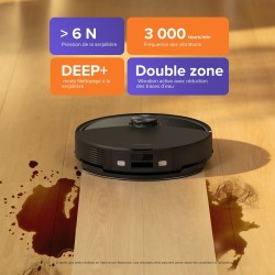 ROBOROCK Q10 VF+ - Aspirateur Robot Laveur avec Station de Vidage Auto