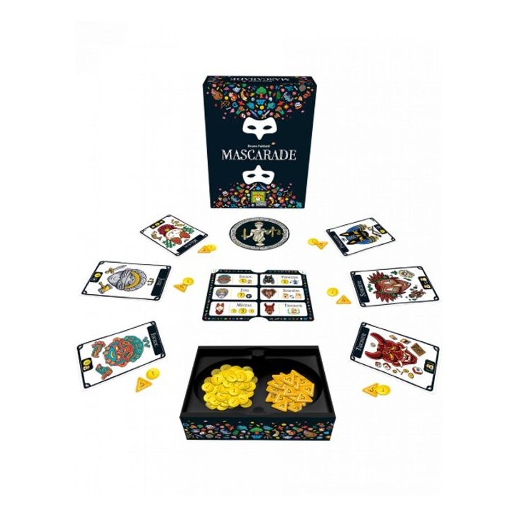 Jeu de stratégie - ASMODEE - Mascarade V2 - Enfant - Bleu - 7 ans et plus