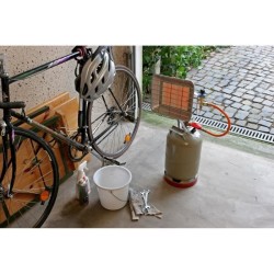 Chauffage mobile infrarouge - ROTHENBERGER - Brasero Piezo - Gaz propa