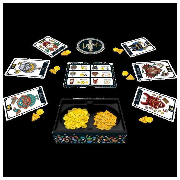 Jeu de stratégie - ASMODEE - Mascarade V2 - Enfant - Bleu - 7 ans et plus
