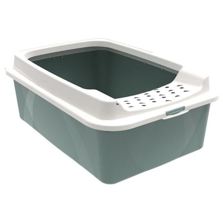 Bac a litiere avec rebords - ROTHO MYPET - BONNIE - 57.2 x 39.3 x 20.9 cm - Vert Bac a litiere avec rebords - ROTHO MYPET - BONNIE - 57.2 x 39.3 x 20.9 cm - Vert