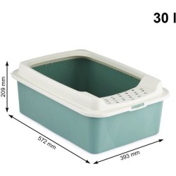 Bac a litiere avec rebords - ROTHO MYPET - BONNIE - 57.2 x 39.3 x 20.9
