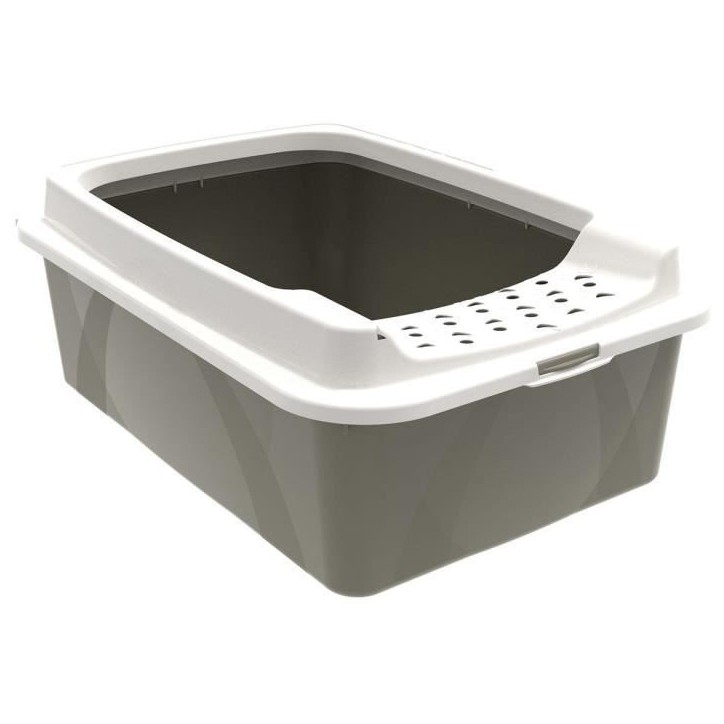 Bac a litiere avec rebords - ROTHO MYPET - BONNIE - 57.2 x 39.3 x 20.9 cm - Cappuccino