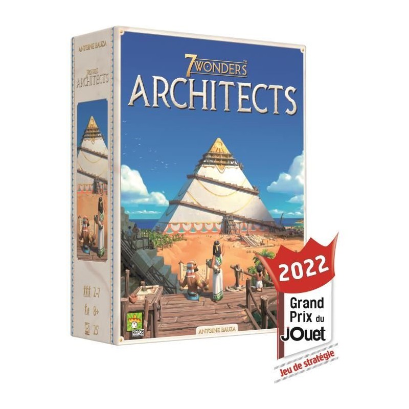 ASMODEE - 7 Wonders : Architects - Age: 8+ - Nombre de joueurs: 2-7 - ASMODEE - 7 Wonders : Architects - Age: 8+ - Nombre de joueurs: 2-7 -