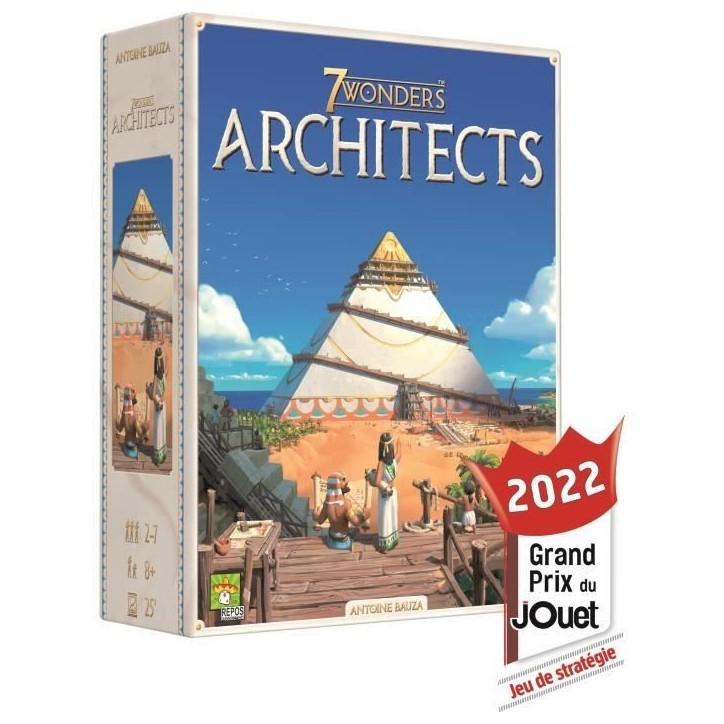 ASMODEE - 7 Wonders : Architects - Age: 8+ - Nombre de joueurs: 2-7 - Mixte - 25 minutes