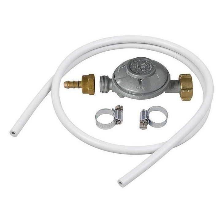 Kit Butane avec détendeur + Tube + Collier NF - ROUSSEAU Kit Butane avec détendeur + Tube + Collier NF - ROUSSEAU
