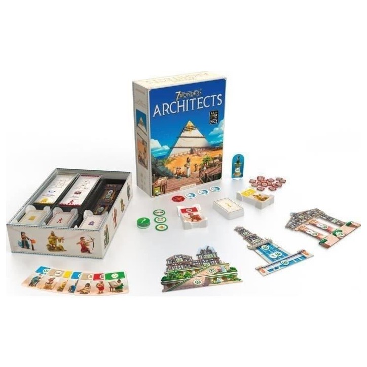 ASMODEE - 7 Wonders : Architects - Age: 8+ - Nombre de joueurs: 2-7 - Mixte - 25 minutes