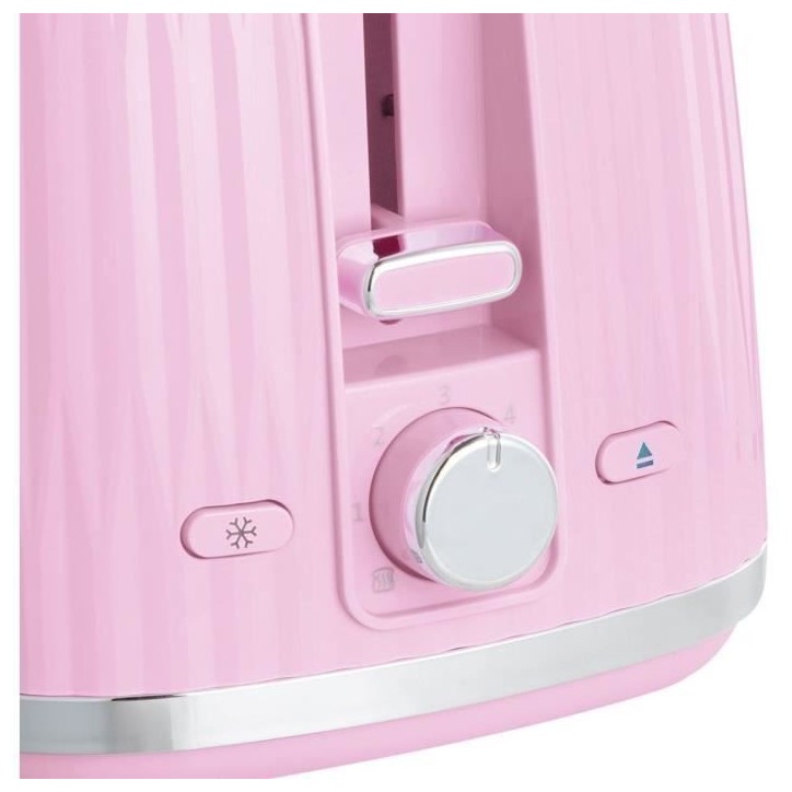 Grille-pain - RUSSELL HOBBS - EDEN - 800 W - 2 fentes - Rasberry