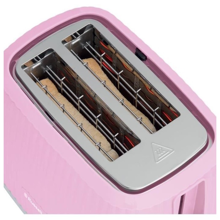 Grille-pain - RUSSELL HOBBS - EDEN - 800 W - 2 fentes - Rasberry