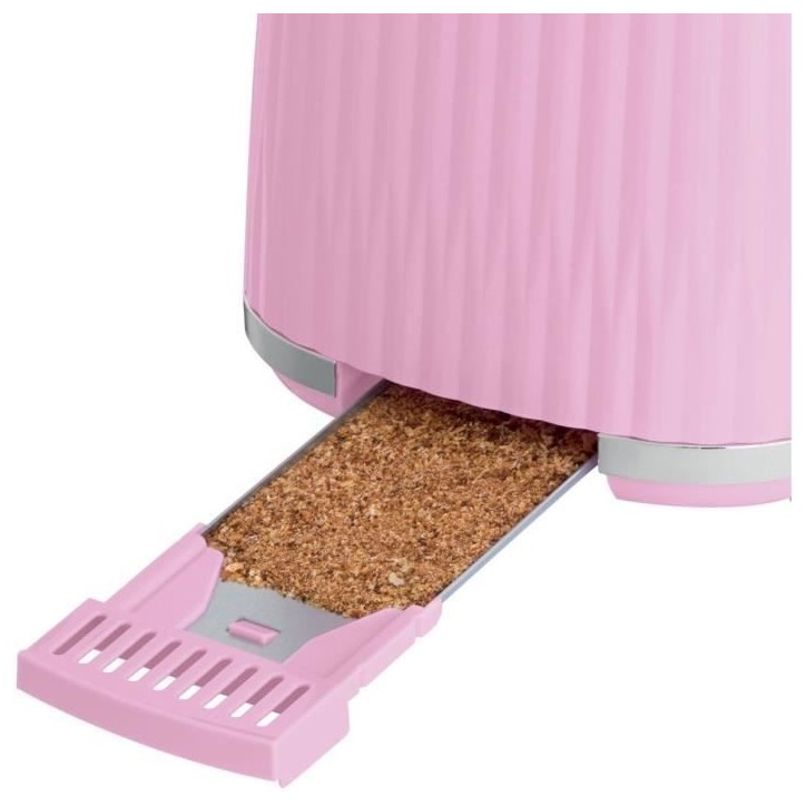 Grille-pain - RUSSELL HOBBS - EDEN - 800 W - 2 fentes - Rasberry