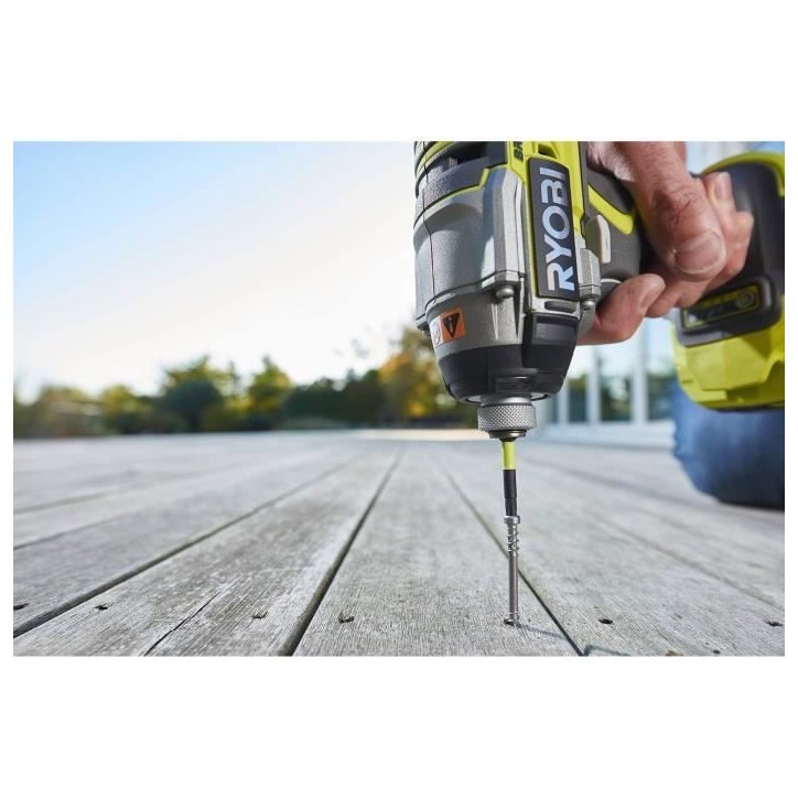 Coffret antichocs accessoires de vissage Ryobi 10 pieces RAK10MSDI