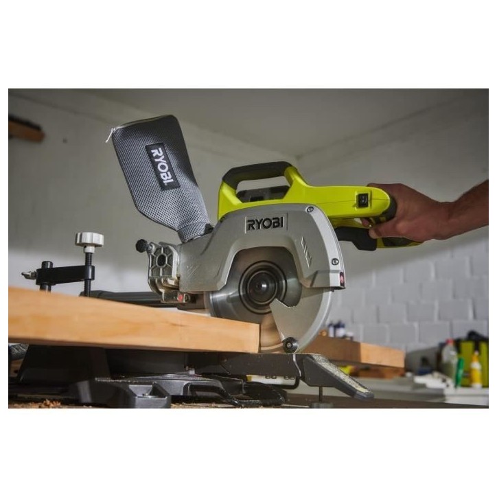 RYOBI - Scie a onglets radiale 216 mm 18V ONE+ - capacité 70 x 270 mm a 90° - guidage laser - Avec 1 lame 48 dents - R18MS216- RYOBI - Scie a onglets radiale 216 mm 18V ONE+ - capacité 70 x 270 mm a 90° - guidage laser - Avec 1 lame 48 dents - R18MS216-