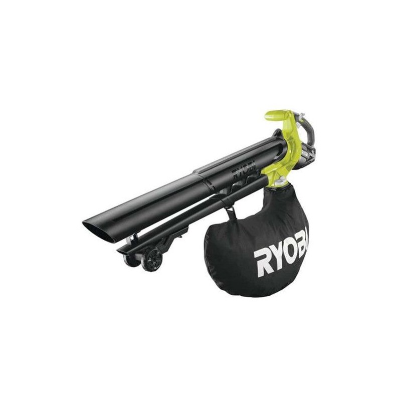 Souffleur aspiro-broyeur 2-en-1 - RYOBI - Brushless - 201 km/h - 6 m³ Souffleur aspiro-broyeur 2-en-1 - RYOBI - Brushless - 201 km/h - 6 m³