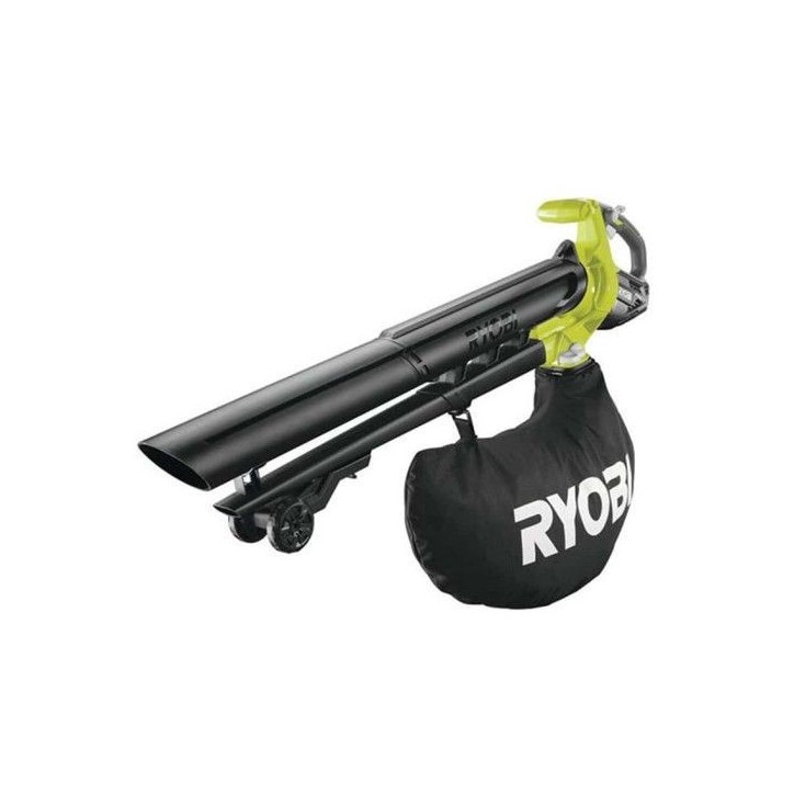 Souffleur aspiro-broyeur 2-en-1 - RYOBI - Brushless - 201 km/h - 6 m³/min