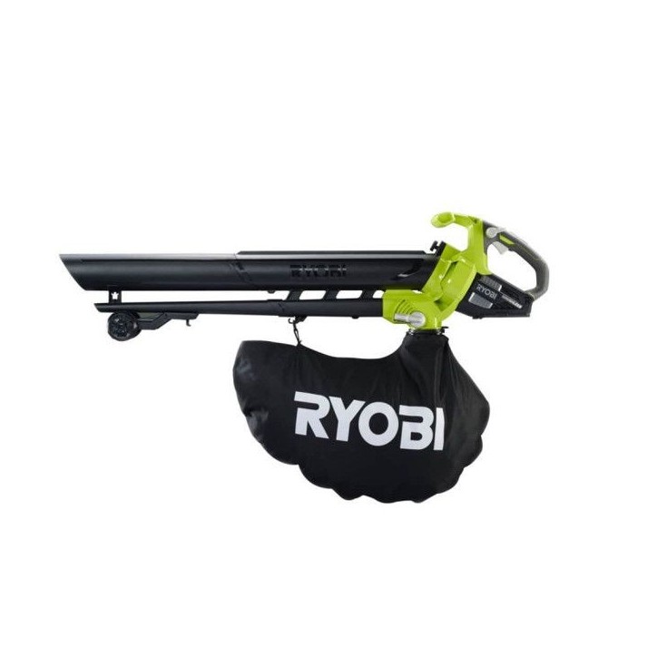 Souffleur aspiro-broyeur 2-en-1 - RYOBI - Brushless - 201 km/h - 6 m³/min