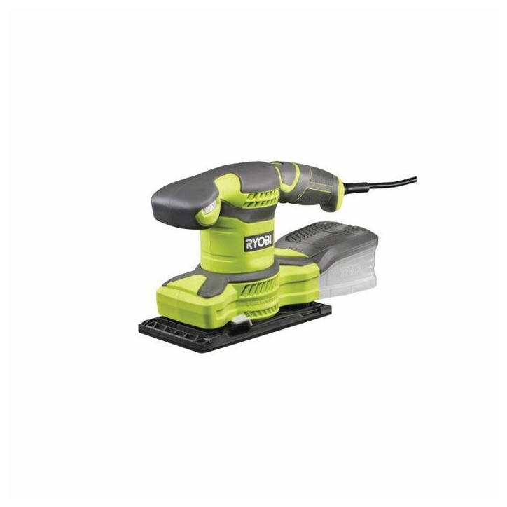 RYOBI - Ponceuse vibrante 1/3 de feuille 280 W - 7 000-13 000 osc/min - Livrée en sac de transport avec 30 abrasifs - RSS280-SA RYOBI - Ponceuse vibrante 1/3 de feuille 280 W - 7 000-13 000 osc/min - Livrée en sac de transport avec 30 abrasifs - RSS280-SA