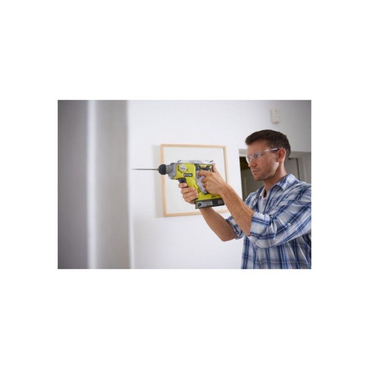 RYOBI - Perforateur SDS+ 18V ONE+ - 4 modes - 1,3 Joules Epta + batterie 2,5 Ah - chargeur, sac de transport - R18SDS-125S