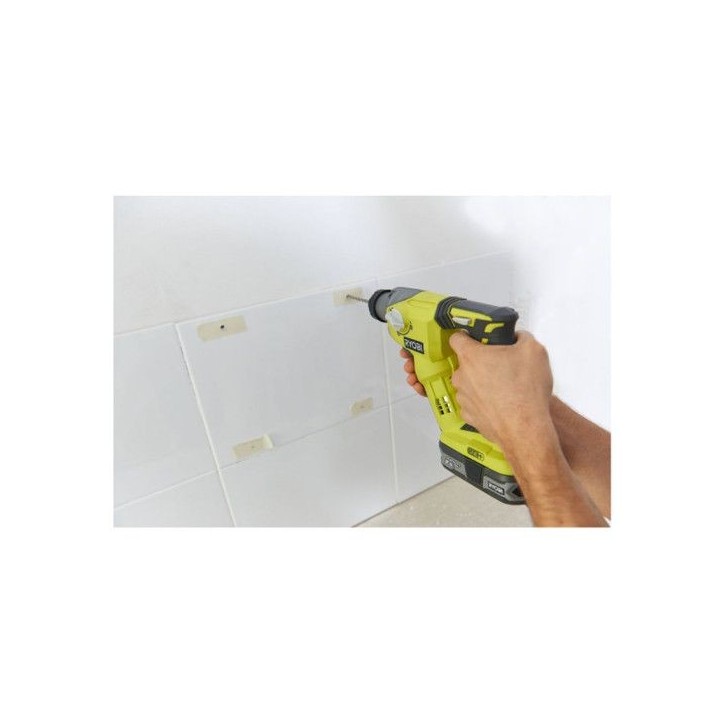 RYOBI - Perforateur SDS+ 18V ONE+ - 4 modes - 1,3 Joules Epta + batterie 2,5 Ah - chargeur, sac de transport - R18SDS-125S