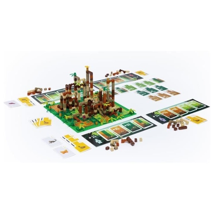 Lego Monkey Palace - Asmodee - Construisez Votre Chemin vers la Victoire Brique par Brique ! - 10 ans et + - 2 a 4 Joueurs - 45