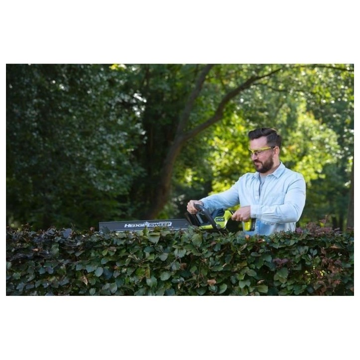 RYOBI - Taille-haies LINEA 18V ONE+ - design en ligne - lames 55 cm - écartement 24 mm - sans batterie ni chargeur - RY18HT55A- RYOBI - Taille-haies LINEA 18V ONE+ - design en ligne - lames 55 cm - écartement 24 mm - sans batterie ni chargeur - RY18HT55A-