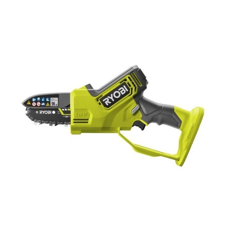 RYOBI - Élagueur a main 18V ONE+ - Brushless- guide 10 cm - 6 m/s - tendeur sans outil + batterie 2,0 Ah & chargeur - RY18PSX10 RYOBI - Élagueur a main 18V ONE+ - Brushless- guide 10 cm - 6 m/s - tendeur sans outil + batterie 2,0 Ah & chargeur - RY18PSX10