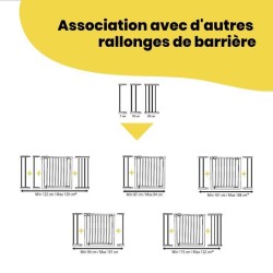 SF1 Extension barriere 14cm Blanc