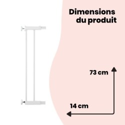 SF1 Extension barriere 14cm Blanc