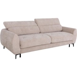 Canapé convertible express - 2 / 3 places - SAFIA - Tissu gauffré -