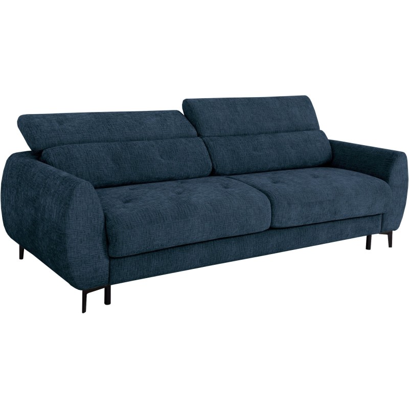 Canapé convertible express - 2 / 3 places - SAFIA - Tissu gauffré - Canapé convertible express - 2 / 3 places - SAFIA - Tissu gauffré -