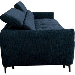 Canapé convertible express - 2 / 3 places - SAFIA - Tissu gauffré -