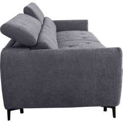 Canapé convertible express - 2 / 3 places - SAFIA - Tissu gauffré -