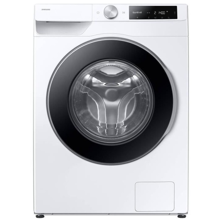 Lave-linge hublot SAMSUNG AI ecobubble™ WW11DG6B25LE - 11 kg - Digital Inverter - L60cm - 1400 trs/min - Classe A - Blanc
