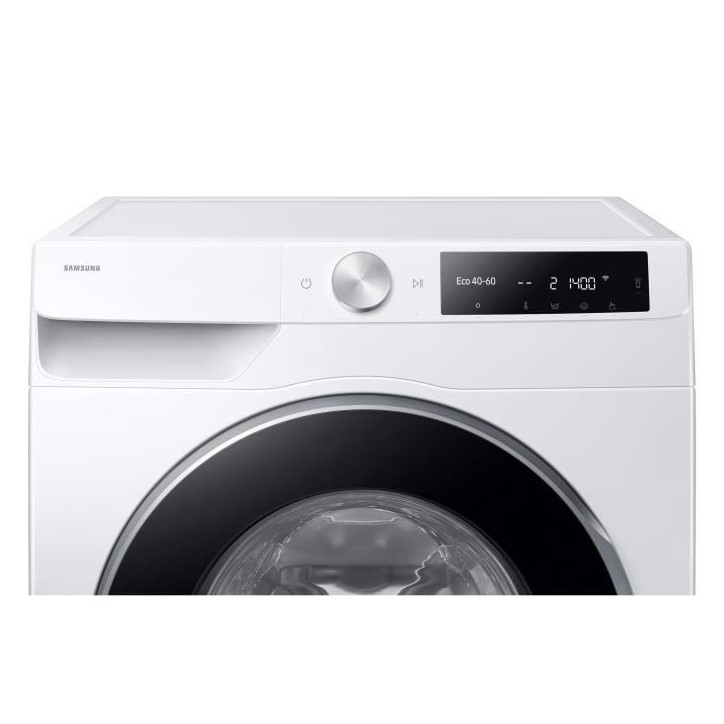 Lave-linge hublot SAMSUNG AI ecobubble™ WW11DG6B25LE - 11 kg - Digital Inverter - L60cm - 1400 trs/min - Classe A - Blanc