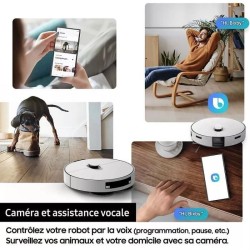 Aspirateur Robot Laveur - Samsung Jet Bot Combo AI VR7MD97A14G - Clean
