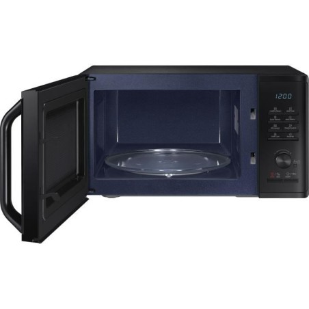 Micro-ondes solo - SAMSUNG - MS23K3555E - Noir - 23L - Contrôle électronique + bouton - Fonction maintien au chaud