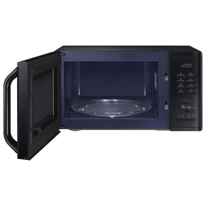 Micro-ondes solo - SAMSUNG - MS23K3555E - Noir - 23L - Contrôle électronique + bouton - Fonction maintien au chaud