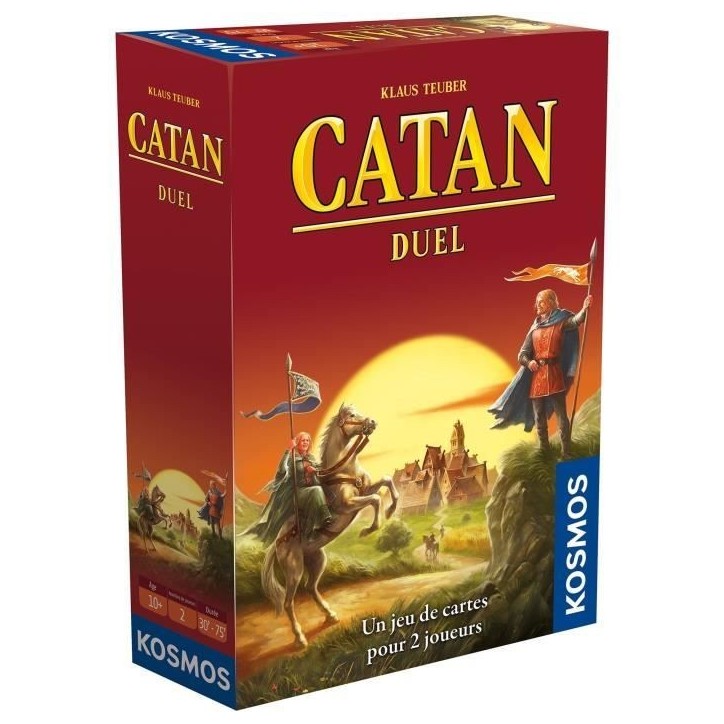 Jeu de société - ASMODEE - Catan Duel - a partir de 10 ans - 2 joueurs - 30 a 75 minutes