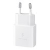 Chargeur Secteur USB C 15W + câble USB C - 15W - SAMSUNG - Blanc
