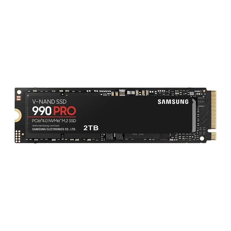 SAMSUNG SSD Interne 990 PRO 2 To MZ-V9P2T0BW SAMSUNG SSD Interne 990 PRO 2 To MZ-V9P2T0BW