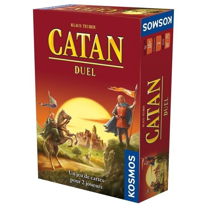 Jeu de société - ASMODEE - Catan Duel - a partir de 10 ans - 2 joueurs - 30 a 75 minutes